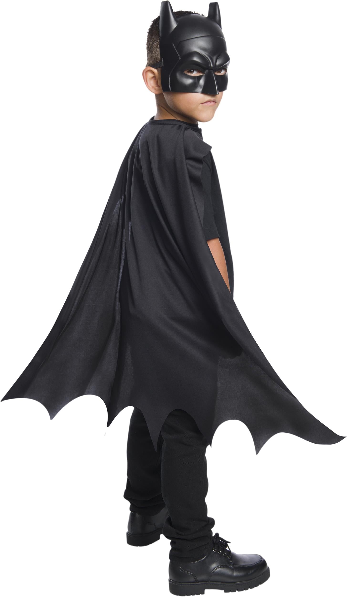 DC Comics Superheros Batman Cape and Mask Costume Child Kit by HalloweenStore.com