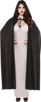 Rubie's Black Full Length Hooded Cape Costume Accessory by HalloweenStore.com