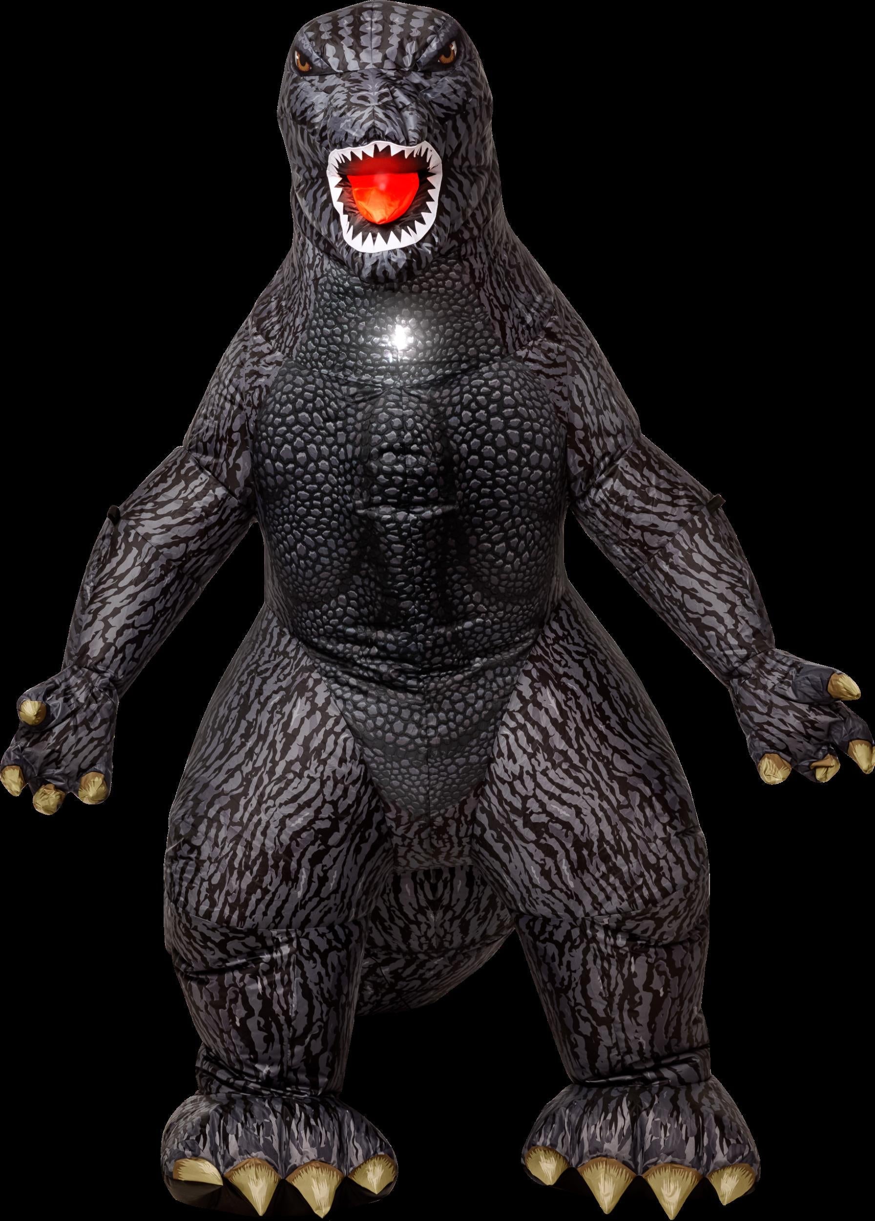 Rubie's Godzilla: 72 Inch Tall Lawn Inflatable Decoration by HalloweenStore.com