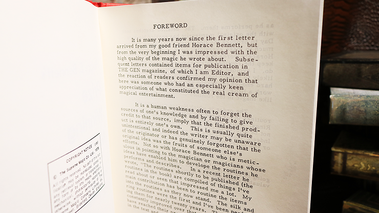 Horace Bennett's Prize Winning Magic (Limited/Out of Print) edited by Hugh Miller - Book by Murphy's Magic Supplies, Inc.