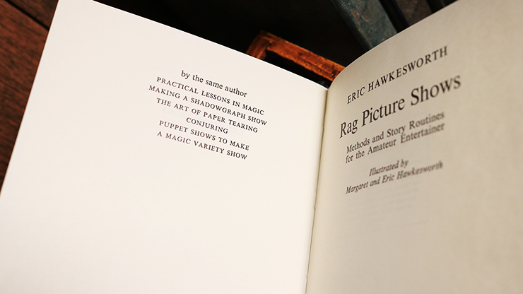 Rag Picture Shows (Limited/Out of Print) by Eric Hawkesworth - Book by Murphy's Magic Supplies, Inc.