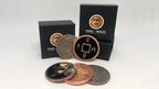 Dollar Size Silver Copper Chinese Transposition (CH023) by Tango Magic by Murphy's Magic Supplies, Inc.