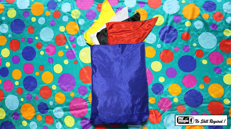 Bag to Happy Birthday Silk (36 inch x 36 inch) by Mr. Magic by Murphy's Magic Supplies, Inc.