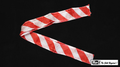 Thumb Tip Streamer Zebra 3' (Red and White) by Mr. Magic by Murphy's Magic Supplies, Inc.