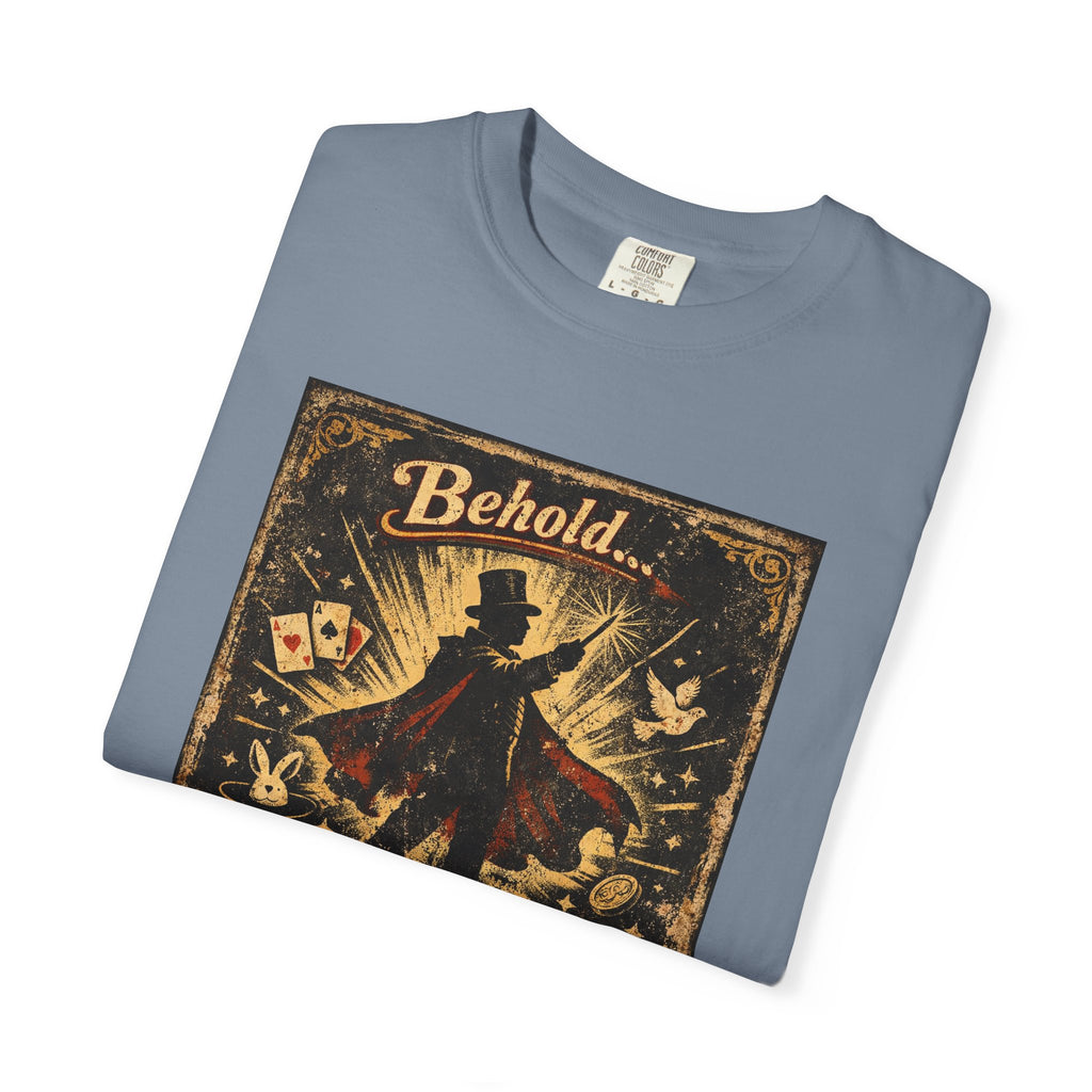 Papa the Magnificent T-Shirt — Vintage Magician Poster Tee for Dads