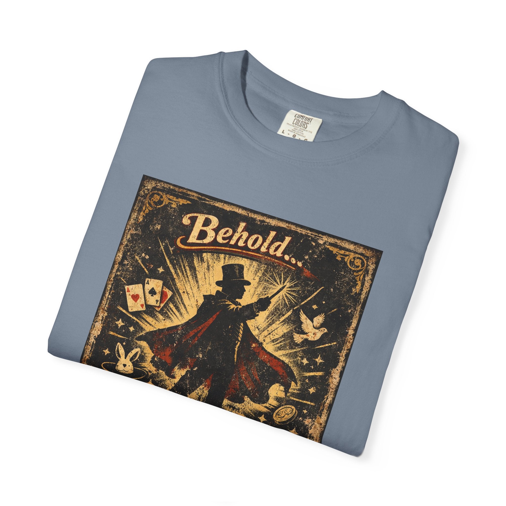 Papa the Magnificent T-Shirt — Vintage Magician Poster Tee for Dads
