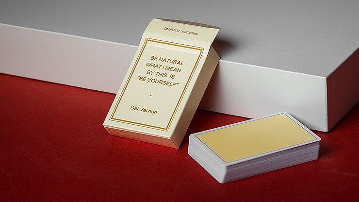 Magic Notebook Deck - Limited Edition (Champagne) by The Bocopo Playing Card Company by Murphy's Magic Supplies, Inc.