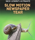 Nick Lewin's Ultimate Slow Motion Newspaper Tear - DVD by Murphy's Magic Supplies, Inc.