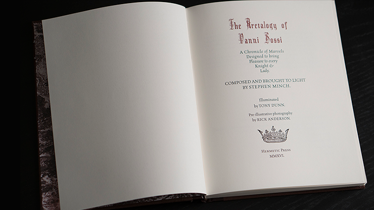 The Aretalogy of Vanni Bossi by Stephen Minch - Book by Murphy's Magic Supplies, Inc.