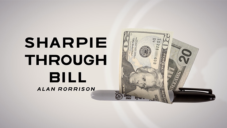 Sharpie Through Bill by Alan Rorrison and SansMinds - DVD by Murphy's Magic Supplies, Inc.