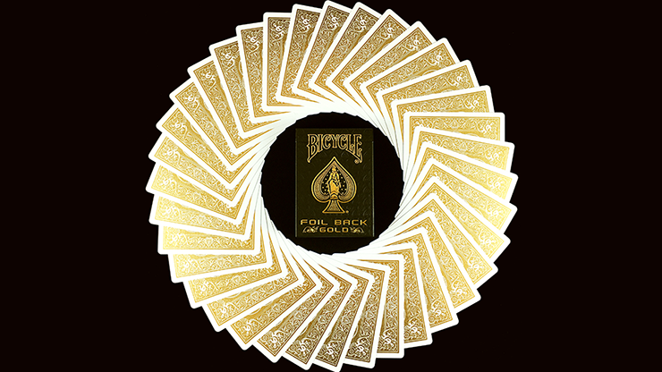 Bicycle MetalLuxe Gold Playing Cards Limited Edition by JOKARTE by Murphy's Magic Supplies, Inc.