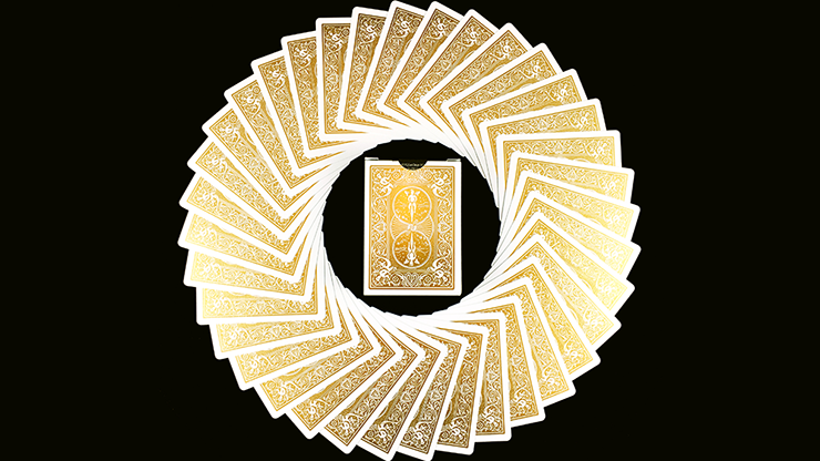 Bicycle MetalLuxe Gold Playing Cards Limited Edition by JOKARTE by Murphy's Magic Supplies, Inc.