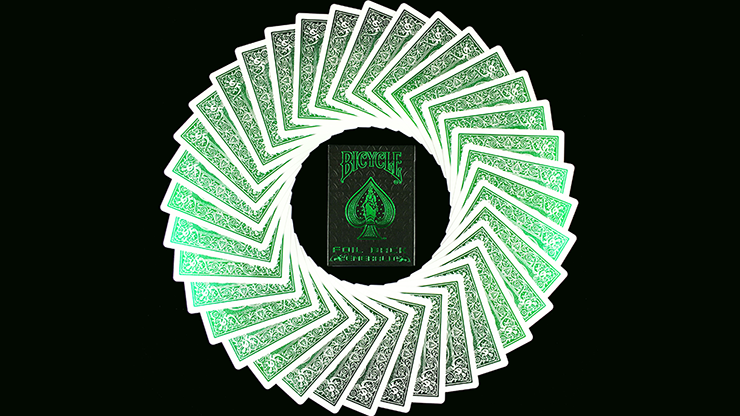 Bicycle MetalLuxe Emerald Playing Cards Limited Edition by JOKARTE by Murphy's Magic Supplies, Inc.