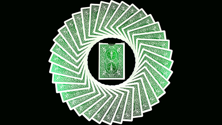 Bicycle MetalLuxe Emerald Playing Cards Limited Edition by JOKARTE by Murphy's Magic Supplies, Inc.