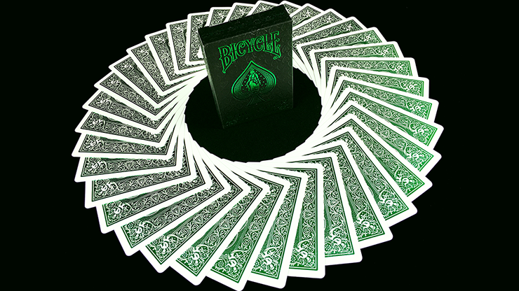 Bicycle MetalLuxe Emerald Playing Cards Limited Edition by JOKARTE by Murphy's Magic Supplies, Inc.