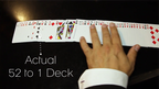 The 52 to 1 Deck Red (Gimmicks and Online Instructions) by Wayne Fox and David Penn - Trick by Murphy's Magic Supplies, Inc.