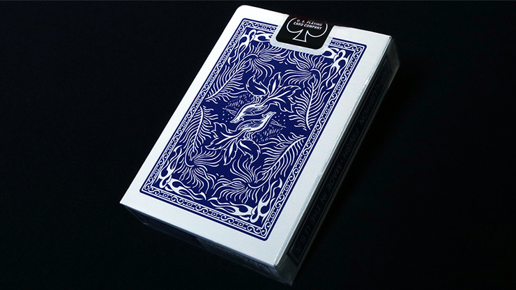 Phoenix Deck Large Index (Blue) by Card-Shark by Murphy's Magic Supplies, Inc.