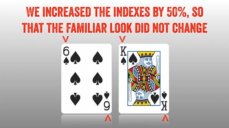 Phoenix Deck Large Index (Blue) by Card-Shark by Murphy's Magic Supplies, Inc.