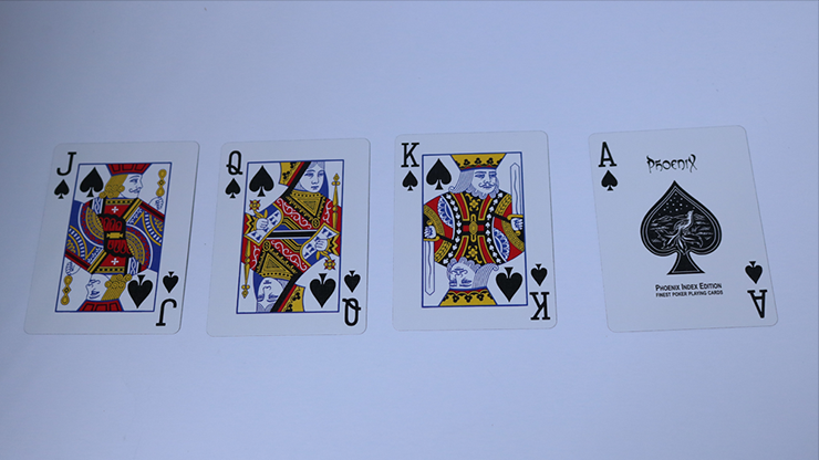 Phoenix Deck Large Index (Blue) by Card-Shark by Murphy's Magic Supplies, Inc.
