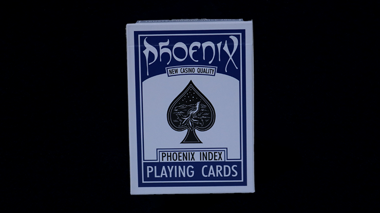 Phoenix Deck Large Index (Blue) by Card-Shark by Murphy's Magic Supplies, Inc.