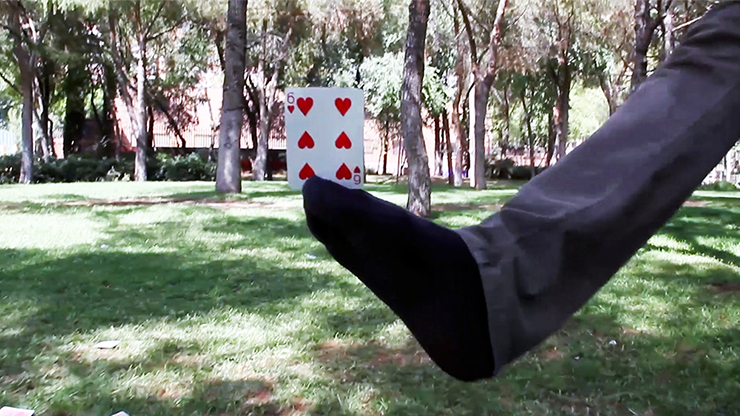 Kung Fu Foot (Gimmick and Online Instructions) by Héctor Mancha - Trick by Murphy's Magic Supplies, Inc.