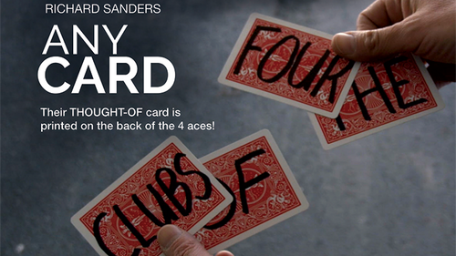 Any Card by Richard Sanders by Murphy's Magic Supplies, Inc.