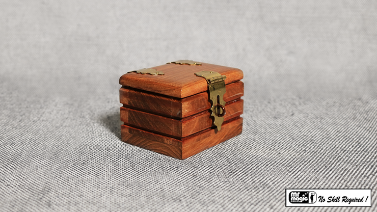 Quarter Go Box (Teak) by Mr. Magic by Murphy's Magic Supplies, Inc.