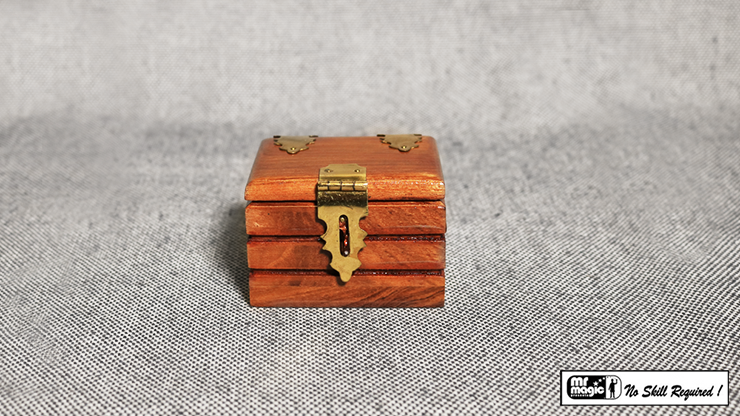 Quarter Go Box (Teak) by Mr. Magic by Murphy's Magic Supplies, Inc.