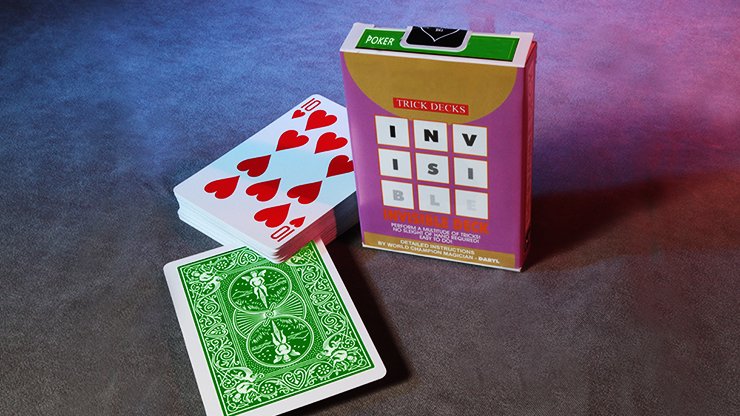 Invisible Deck Bicycle (Green) by Murphy's Magic Supplies, Inc.