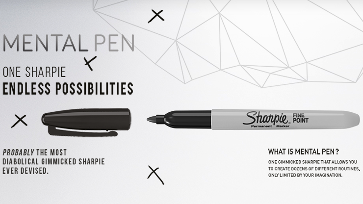 Mental Pen by João Miranda and Gustavo Sereno - Trick by Murphy's Magic Supplies, Inc.