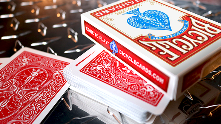 Bicycle Standard Red Poker Cards (New Box) by Murphy's Magic Supplies, Inc.