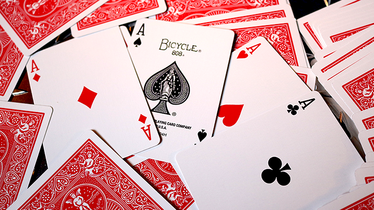 Bicycle Standard Red Poker Cards (New Box) by Murphy's Magic Supplies, Inc.