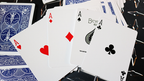 Bicycle Standard Blue Poker Cards (New Box) by Murphy's Magic Supplies, Inc.