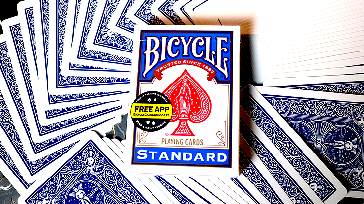 Bicycle Standard Blue Poker Cards (New Box) by Murphy's Magic Supplies, Inc.