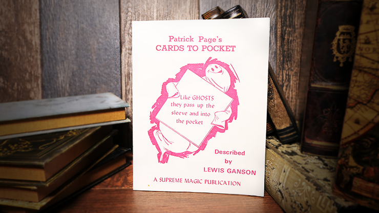 Patrick Page's Cards to Pocket by Lewis Ganson - Book by Murphy's Magic Supplies, Inc.