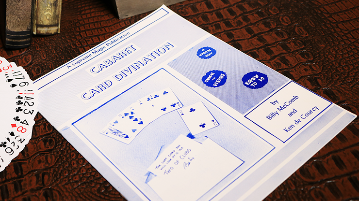 Cabaret Card Divination by Billy McComb and Ken de Courcy - Book by Murphy's Magic Supplies, Inc.