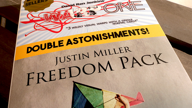 Paul Harris Presents Warp One/Freedom Pack Double Astonishments by Justin Miller & David Jenkins - Trick by Murphy's Magic Supplies, Inc.