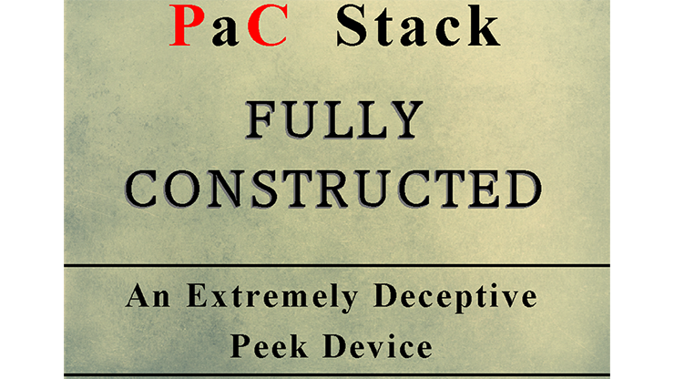 PaC Stack: Fully Constructed by Paul Carnazzo by Murphy's Magic Supplies, Inc.