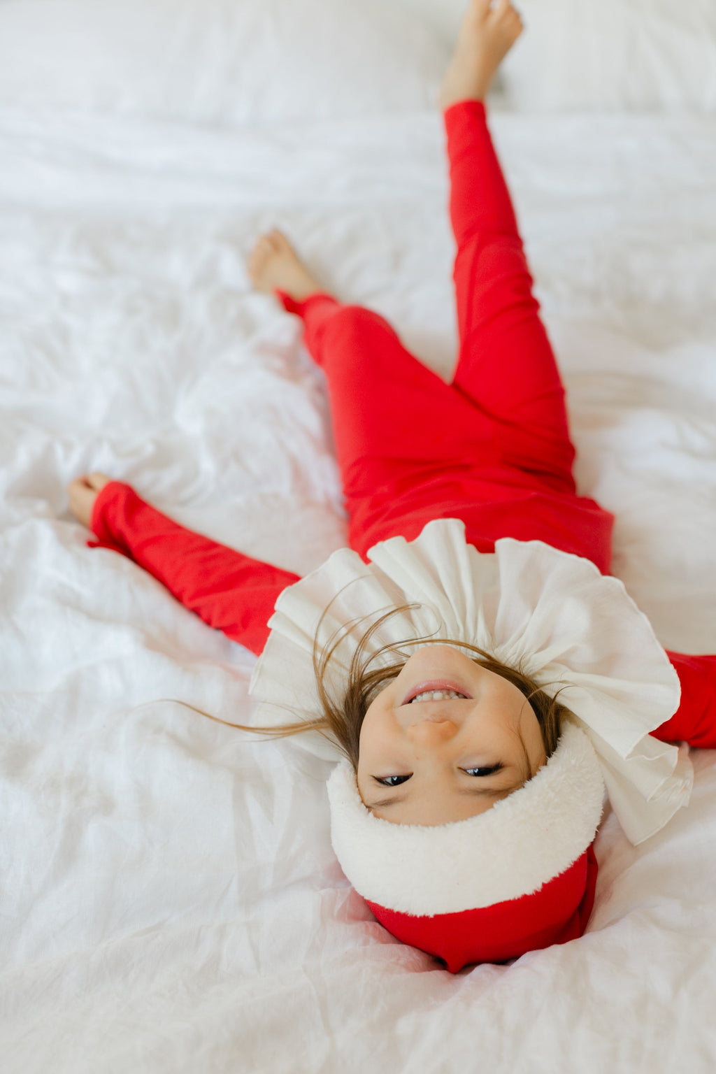Red Holiday Elf Costume, Santa Costume by Band of the Wild