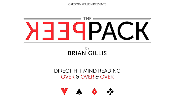 Gregory Wilson Presents The Peek Pack by Brian Gillis (Gimmicks and Online Instructions) - Trick by Murphy's Magic Supplies, Inc.