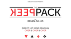 Gregory Wilson Presents The Peek Pack by Brian Gillis (Gimmicks and Online Instructions) - Trick by Murphy's Magic Supplies, Inc.