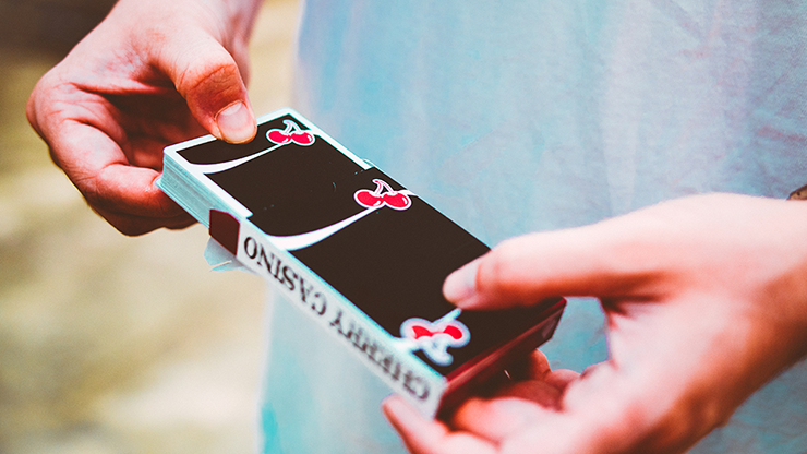 Cherry Casino (Black Hawk) Playing Cards by Pure Imagination Projects by Murphy's Magic Supplies, Inc.