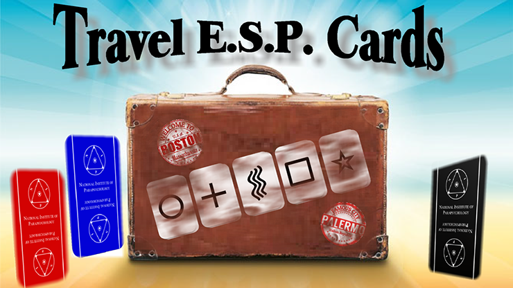 Travel ESP Cards Black (Gimmicks and Online Instructions) by Paul Carnazzo by Murphy's Magic Supplies, Inc.