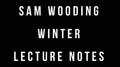 Sam Wooding 2017 Winter Lecture Notes by Sam Wooding eBook DOWNLOAD