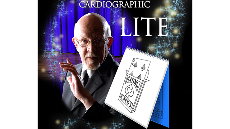 Cardiographic LITE BLACK CARD by Martin Lewis - Trick by Murphy's Magic Supplies, Inc.