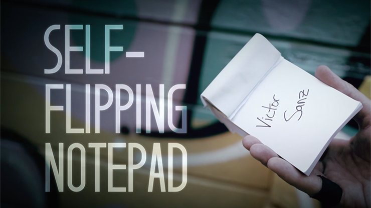Self-Flipping Notepad (DVD and Gimmick) by Victor Sanz - DVD by Murphy's Magic Supplies, Inc.