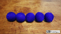 Crochet 5 Ball combo Set (1"/Blue) by Mr. Magic by Murphy's Magic Supplies, Inc.