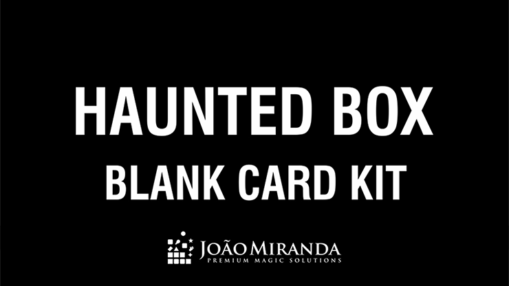 Blank Card Kit for Haunted Box by João Miranda - Trick by Murphy's Magic Supplies, Inc.