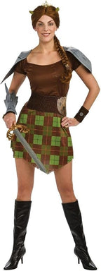 Shrek Ever After Princess Fiona Warrior Adult Costume Standard by HalloweenStore.com