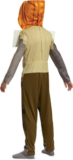 Minecraft Husk Jack O'lantern Costume, Official Minecraft Boys Hooded Jumpsuit by HalloweenStore.com